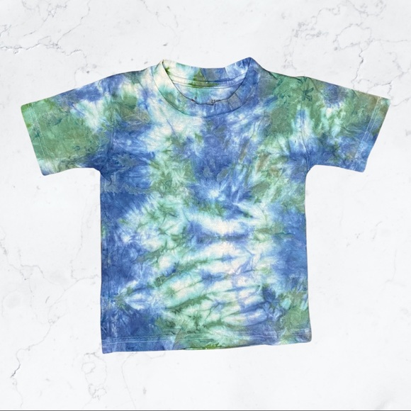 Two Toned Tie Dye Tee - Picture 1 of 8